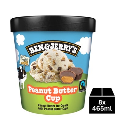 B&J Peanut Butter Cup 465ml